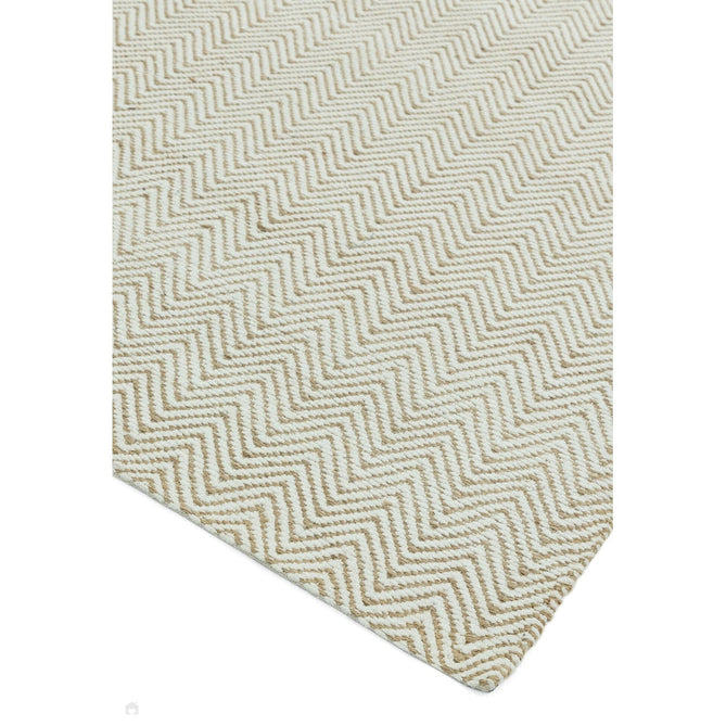 Ives Modern Geometric Chevron Zigzag Hand-Woven Jute&Cotton Durable Textured Soft-Touch Flatweave Natural Rug-Asiatic Carpets-Rug Love - The Most Loved Rug Store