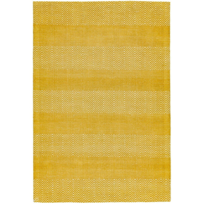 Ives Modern Geometric Chevron Zigzag Hand-Woven Jute&Cotton Durable Textured Soft-Touch Flatweave Yellow Rug-Asiatic Carpets-Rug Love - The Most Loved Rug Store