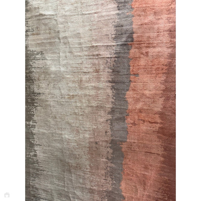 Juno Modern Abstract Tonal Ombre Hand-Woven Textured Shimmer Viscose Flatweave Ginger Orange/Rust/Beige/Charcoal Rug-Asiatic Carpets-Rug Love - The Most Loved Rug Store