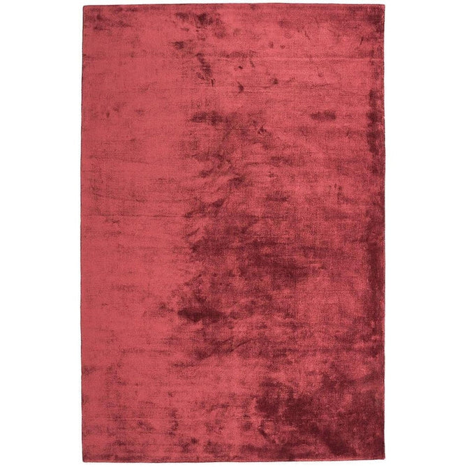 Katherine Carnaby Chrome Modern Designer Plain High-Density Heavyweight Hand-Woven Silky Smooth Shimmer Viscose Claret Red Rug-Asiatic Carpets-Rug Love - The Most Loved Rug Store