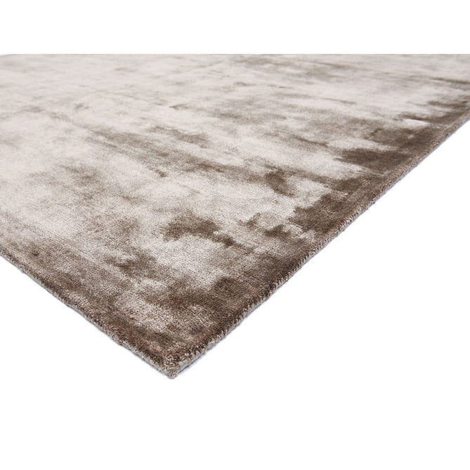 Katherine Carnaby Chrome Modern Designer Plain High-Density Heavyweight Hand-Woven Silky Smooth Shimmer Viscose Mushroom Brown Rug-Asiatic Carpets-Rug Love - The Most Loved Rug Store