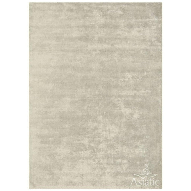 Katherine Carnaby Chrome Modern Designer Plain High-Density Heavyweight Hand-Woven Silky Smooth Shimmer Viscose Pearl Cream/White Rug-Asiatic Carpets-Rug Love - The Most Loved Rug Store