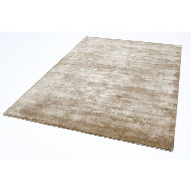 Katherine Carnaby Chrome Modern Designer Plain High-Density Heavyweight Hand-Woven Silky Smooth Shimmer Viscose Putty Brown Rug-Asiatic Carpets-Rug Love - The Most Loved Rug Store