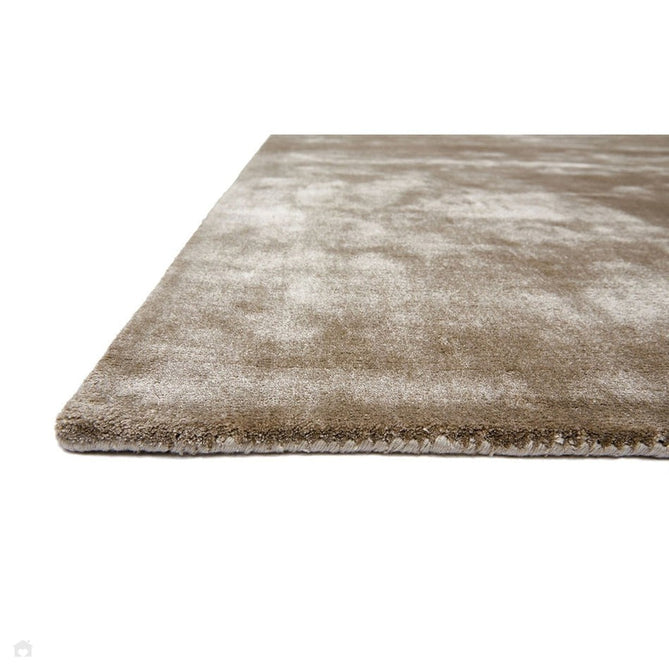 Katherine Carnaby Chrome Modern Designer Plain High-Density Heavyweight Hand-Woven Silky Smooth Shimmer Viscose Putty Brown Rug-Asiatic Carpets-Rug Love - The Most Loved Rug Store