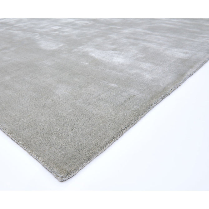 Katherine Carnaby Chrome Modern Designer Plain High-Density Heavyweight Hand-Woven Silky Smooth Shimmer Viscose Silver Grey Rug-Asiatic Carpets-Rug Love - The Most Loved Rug Store