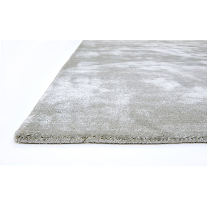 Katherine Carnaby Chrome Modern Designer Plain High-Density Heavyweight Hand-Woven Silky Smooth Shimmer Viscose Silver Grey Rug-Asiatic Carpets-Rug Love - The Most Loved Rug Store