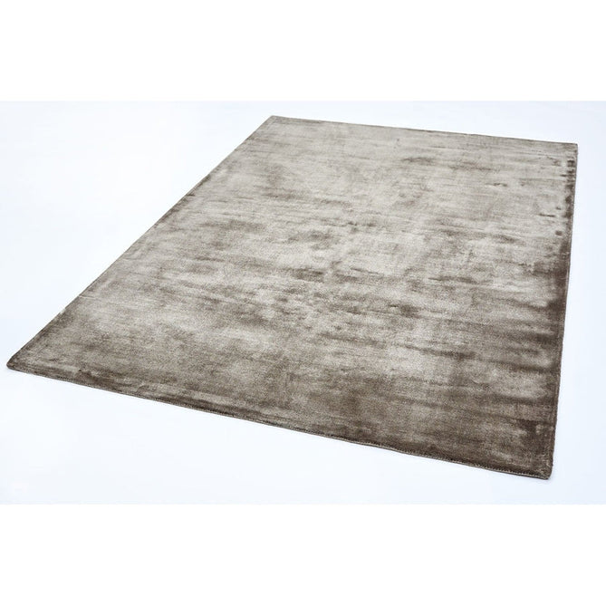 Katherine Carnaby Chrome Modern Designer Plain High-Density Heavyweight Hand-Woven Silky Smooth Shimmer Viscose Smoke Grey Rug-Asiatic Carpets-Rug Love - The Most Loved Rug Store