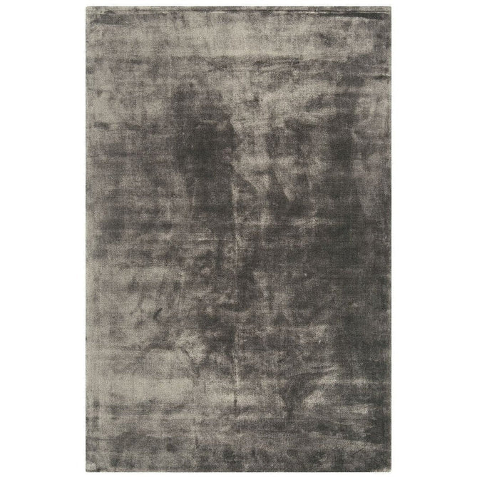 Katherine Carnaby Chrome Modern Designer Plain High-Density Heavyweight Hand-Woven Silky Smooth Shimmer Viscose Smoke Grey Rug-Asiatic Carpets-Rug Love - The Most Loved Rug Store