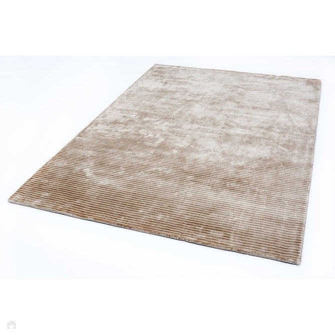 Katherine Carnaby Chrome Modern Designer Plain High-Density Heavyweight Hand-Woven Silky Smooth Shimmer Viscose Stripe Barley Rug-Asiatic Carpets-Rug Love - The Most Loved Rug Store