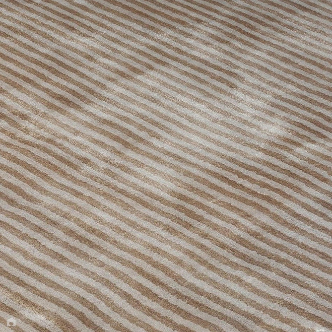 Katherine Carnaby Chrome Modern Designer Plain High-Density Heavyweight Hand-Woven Silky Smooth Shimmer Viscose Stripe Barley Rug-Asiatic Carpets-Rug Love - The Most Loved Rug Store