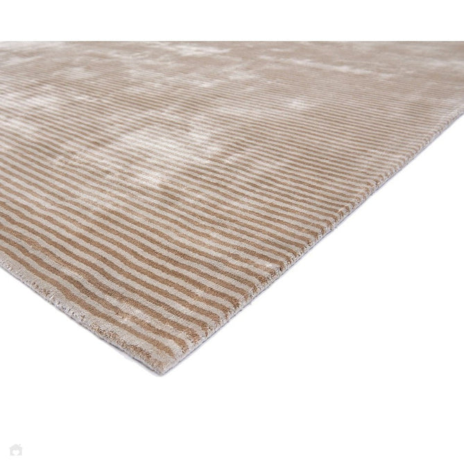 Katherine Carnaby Chrome Modern Designer Plain High-Density Heavyweight Hand-Woven Silky Smooth Shimmer Viscose Stripe Barley Rug-Asiatic Carpets-Rug Love - The Most Loved Rug Store