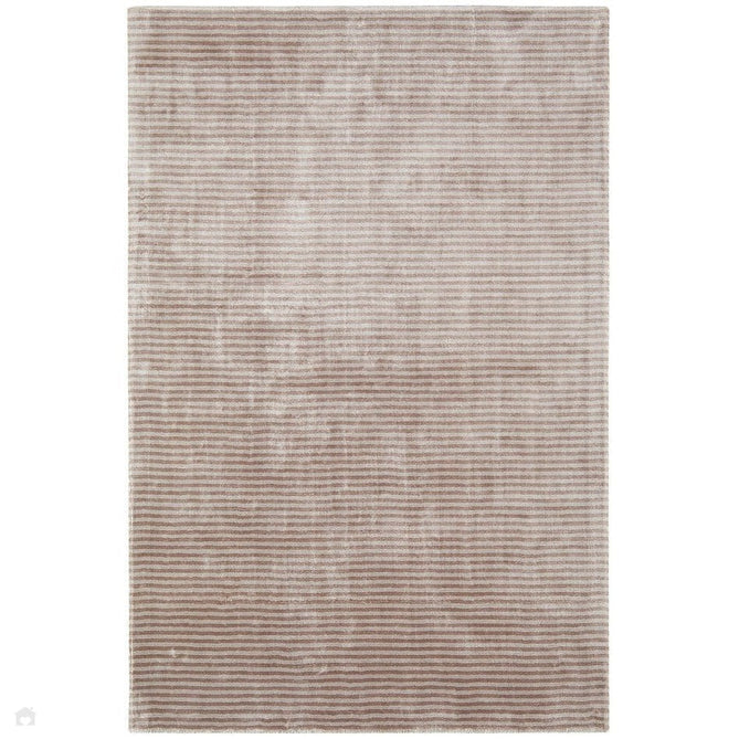 Katherine Carnaby Chrome Modern Designer Plain High-Density Heavyweight Hand-Woven Silky Smooth Shimmer Viscose Stripe Barley Rug-Asiatic Carpets-Rug Love - The Most Loved Rug Store