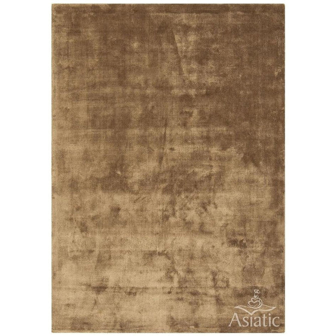 Katherine Carnaby Chrome Modern Designer Plain High-Density Heavyweight Hand-Woven Silky Smooth Shimmer Viscose Tan Brown Rug-Asiatic Carpets-Rug Love - The Most Loved Rug Store