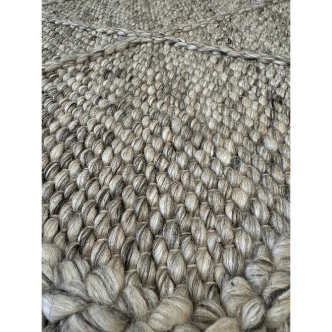 Katherine Carnaby Coast CD03 Modern Designer Plain Geometric Diamond Hand-Woven Textured Wool&Viscose Flatweave Grey Marl Rug-Asiatic Carpets-Rug Love - The Most Loved Rug Store