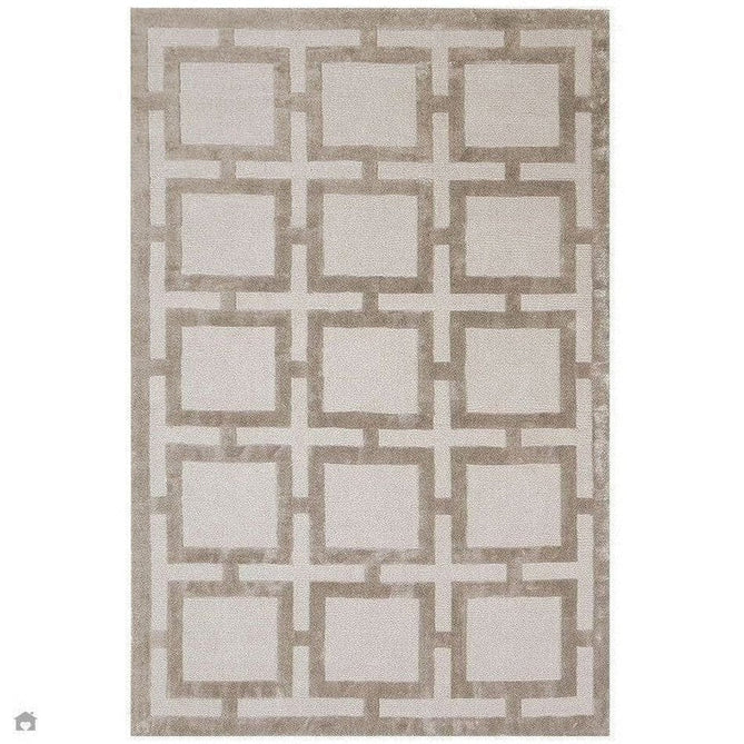 Buy Asiatic Carpets Katherine Carnaby Eaton Modern Designer Geometric Super-Soft Hand-Woven High-Density Textured Silky Metallic Shimmer Viscose Flatweave Sand Rug Lowest Price | Rug Love