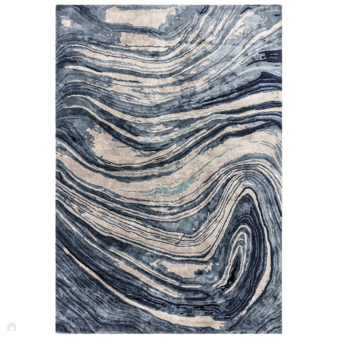 Katherine Carnaby Tuscany Lazulite Marble Blue/Sage Green/Neutral Rug-Asiatic Carpets-Rug Love - The Most Loved Rug Store