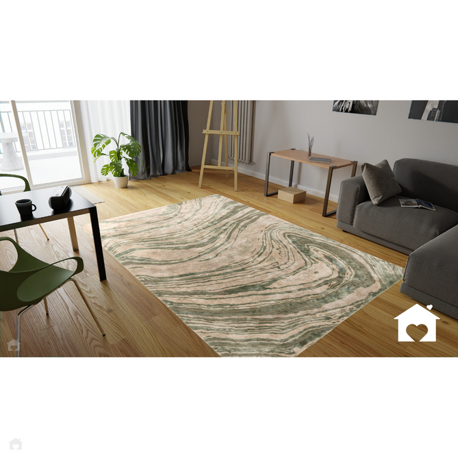 Katherine Carnaby Tuscany Tourmaline Green Marble Rug-Asiatic Carpets-Rug Love - The Most Loved Rug Store