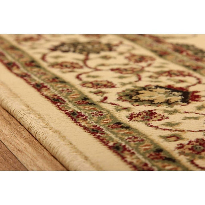 Kendra 137 W Traditional Persian Classic Floral Vine Bordered Stain-Resistant Cream Rug-Oriental Weavers-Rug Love - The Most Loved Rug Store