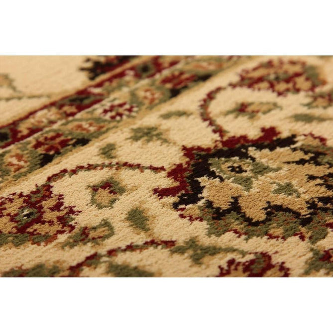 Kendra 137 W Traditional Persian Classic Floral Vine Bordered Stain-Resistant Cream Rug-Oriental Weavers-Rug Love - The Most Loved Rug Store