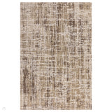 Kuza Abstract Modern Distressed Textured Soft-Touch Beige/Cream/Light Grey Rug