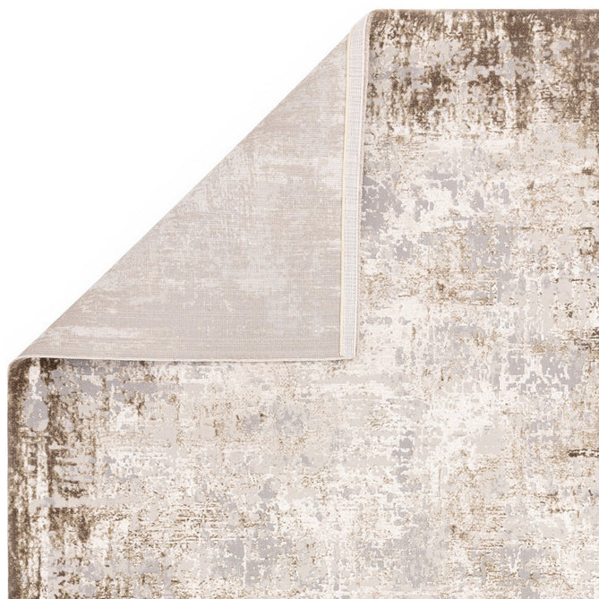 Kuza Border Modern Abstract Distressed Textured Soft-Touch Beige/Light Grey Rug-Asiatic Carpets-Rug Love - The Most Loved Rug Store