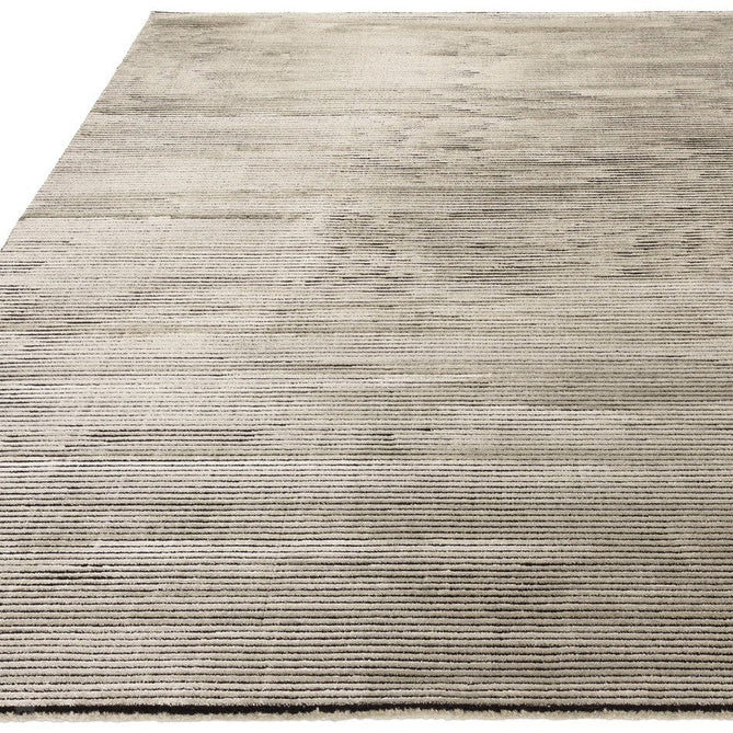 Kuza Plain Stripe Modern Distressed Textured Soft-Touch Khaki Rug-Asiatic Carpets-Rug Love - The Most Loved Rug Store