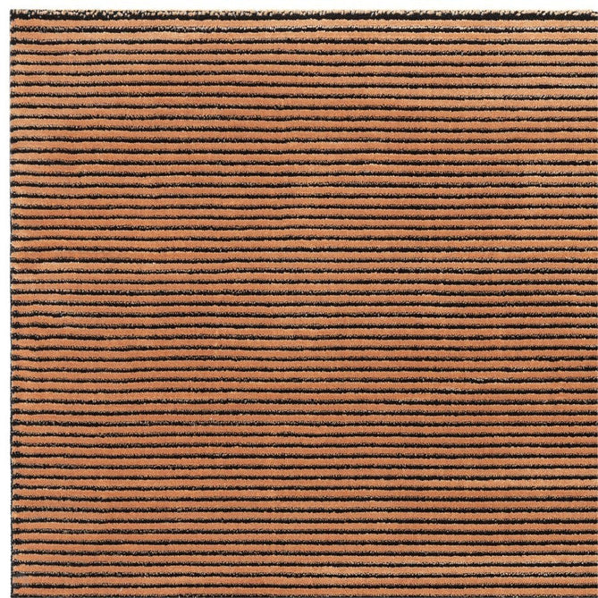 Kuza Plain Stripe Modern Distressed Textured Soft-Touch Terracotta Rug-Asiatic Carpets-Rug Love - The Most Loved Rug Store