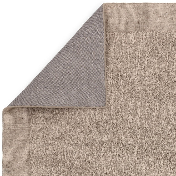 Larson Modern Plain Hi-Low Border Hand-Woven Textured Looped Wool Flat-Pile Beige/Natural Rug-Asiatic Carpets-Rug Love - The Most Loved Rug Store