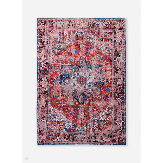 Louis De Poortere Antiquarian Heriz 8703 Classic Brick Washable Polyester Flatweave Eco-Rug-Louis De Poortere-Rug Love - The Most Loved Rug Store