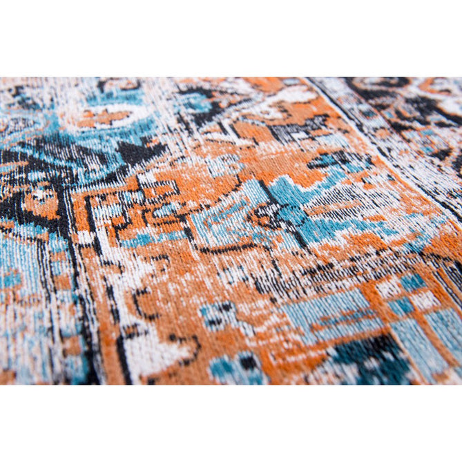 Louis De Poortere Antiquarian Heriz 8705 Seray Orange Washable Polyester Flatweave Eco-Rug-Louis De Poortere-Rug Love - The Most Loved Rug Store