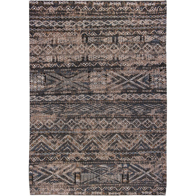 Louis De Poortere Antiquarian Kilim 9113 Black Rabat Washable Polyester Flatweave Eco-Rug-Louis De Poortere-Rug Love - The Most Loved Rug Store