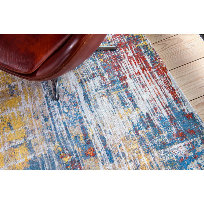 Louis De Poortere Atlantic Streaks 8714 Montauk Multi Washable Polyester Flatweave Eco-Runner-Louis De Poortere-Rug Love - The Most Loved Rug Store