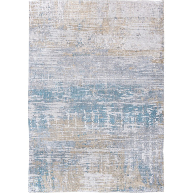 Louis De Poortere Atlantic Streaks 8718 Long Island Blue Washable Polyester Flatweave Eco-Rug-Louis De Poortere-Rug Love - The Most Loved Rug Store