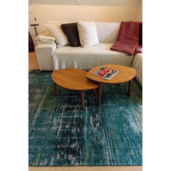 Louis De Poortere Atlantic Streaks 9126 Glen Cove Washable Polyester Flatweave Eco-Rug-Louis De Poortere-Rug Love - The Most Loved Rug Store