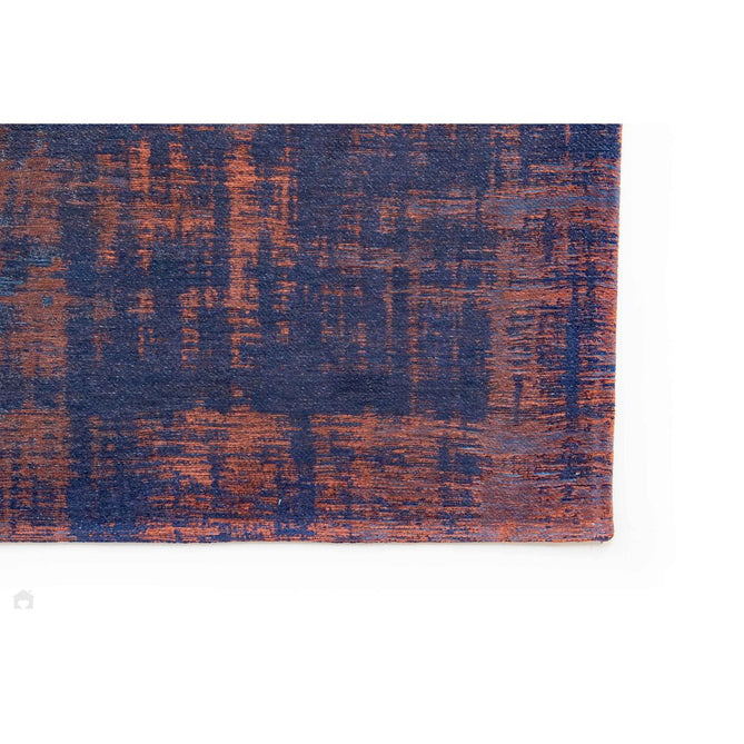 Louis De Poortere Atlantic Venetian Dust 9211 Sunset Blue Washable Polyester Flatweave Eco-Rug-Louis De Poortere-Rug Love - The Most Loved Rug Store