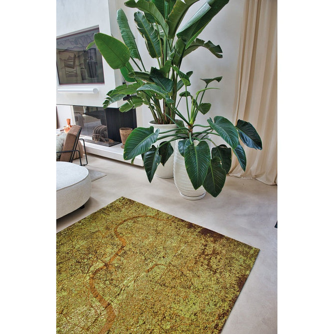 Louis De Poortere Cities London 9320 Green Meadows Washable Polyester Flatweave Eco-Rug-Louis De Poortere-Rug Love - The Most Loved Rug Store