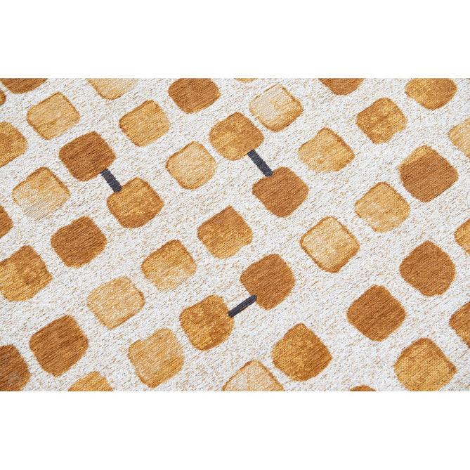 Louis De Poortere Craft Cobblestone 9346 Peach Party Washable Polyester Flatweave Eco-Runner-Louis De Poortere-Rug Love - The Most Loved Rug Store