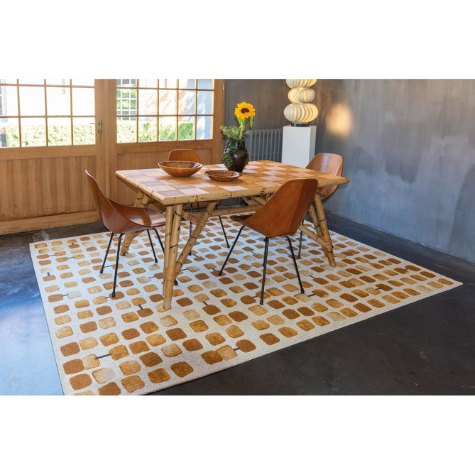 Louis De Poortere Craft Cobblestone 9346 Peach Party Washable Polyester Flatweave Eco-Runner-Louis De Poortere-Rug Love - The Most Loved Rug Store