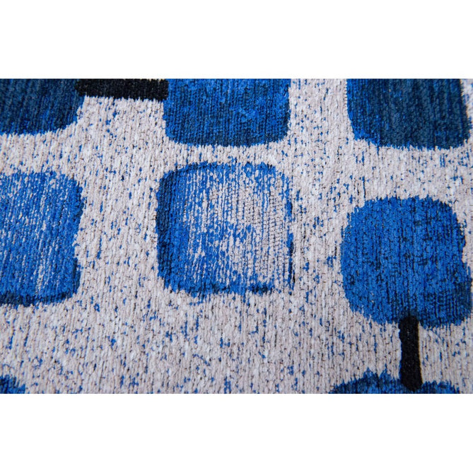 Louis De Poortere Craft Cobblestone 9348 Amparo Blues Washable Polyester Flatweave Eco-Runner-Louis De Poortere-Rug Love - The Most Loved Rug Store