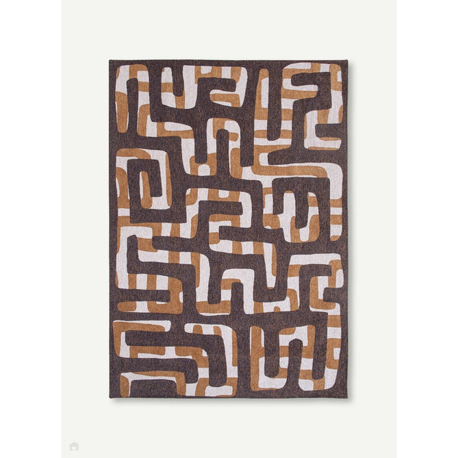 Louis De Poortere Craft Kuba 9335 Bison Washable Polyester Flatweave Eco-Runner-Louis De Poortere-Rug Love - The Most Loved Rug Store