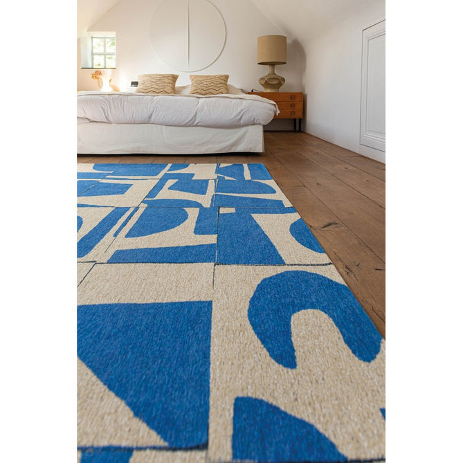 Louis De Poortere Craft Papercut 9358 Campanula Washable Polyester Flatweave Eco-Rug-Louis De Poortere-Rug Love - The Most Loved Rug Store