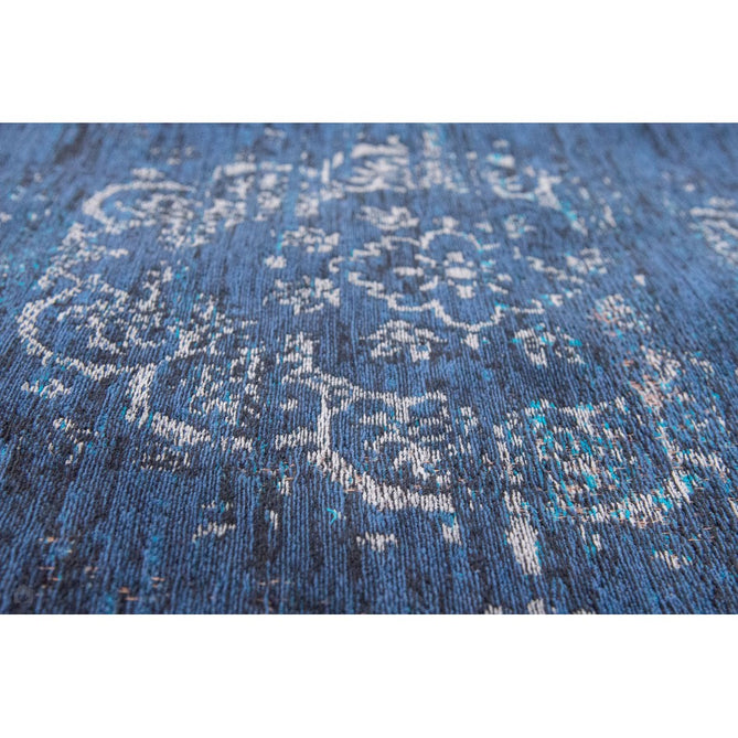 Louis De Poortere Fading World Medallion 8254 Blue Night Washable Polyester Flatweave Eco-Rug-Louis De Poortere-Rug Love - The Most Loved Rug Store