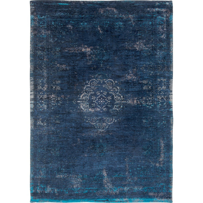 Louis De Poortere Fading World Medallion 8254 Blue Night Washable Polyester Flatweave Eco-Rug-Louis De Poortere-Rug Love - The Most Loved Rug Store