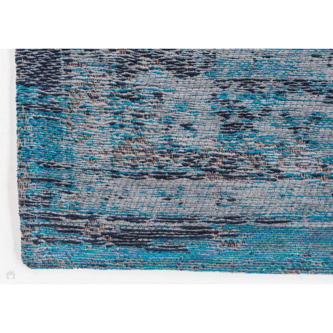 Louis De Poortere Fading World Medallion 8255 Grey Turquoise Washable Polyester Flatweave Eco-Rug-Louis De Poortere-Rug Love - The Most Loved Rug Store