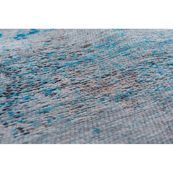 Louis De Poortere Fading World Medallion 8255 Grey Turquoise Washable Polyester Flatweave Eco-Rug-Louis De Poortere-Rug Love - The Most Loved Rug Store