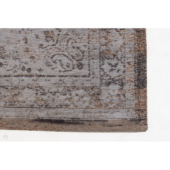 Louis De Poortere Fading World Medallion 8257 Grey Ebony Washable Polyester Flatweave Eco-Rug-Louis De Poortere-Rug Love - The Most Loved Rug Store