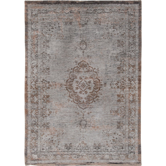 Louis De Poortere Fading World Medallion 8257 Grey Ebony Washable Polyester Flatweave Eco-Rug-Louis De Poortere-Rug Love - The Most Loved Rug Store