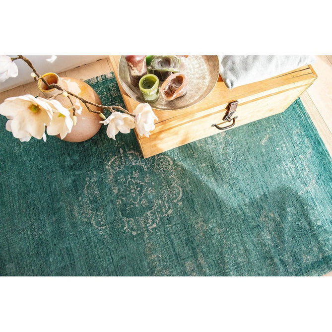 Louis De Poortere Fading World Medallion 8258 Jade Washable Polyester Flatweave Eco-Rug-Louis De Poortere-Rug Love - The Most Loved Rug Store