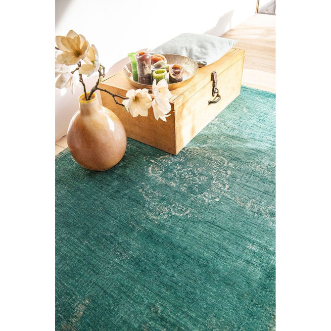 Louis De Poortere Fading World Medallion 8258 Jade Washable Polyester Flatweave Eco-Rug-Louis De Poortere-Rug Love - The Most Loved Rug Store