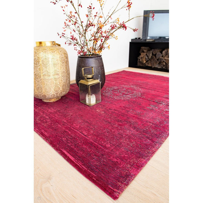 Louis De Poortere Fading World Medallion 8260 Scarlet Washable Polyester Flatweave Eco-Rug-Louis De Poortere-Rug Love - The Most Loved Rug Store